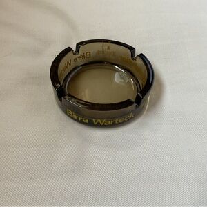 Warteck Bier Glass Ashtray VINTAGE Made in France